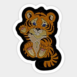 I'm Paw-some! baby tiger! year of the tiger strength success Sticker